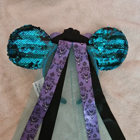 Minnie Mouse Main Attraction Haunted Mansion Minnie Ears - Picture 3 of 4